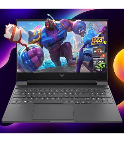Amazon.com: HP Victus 15.6 Ryzen 5 RTX 4050 Premium Gaming Laptop
